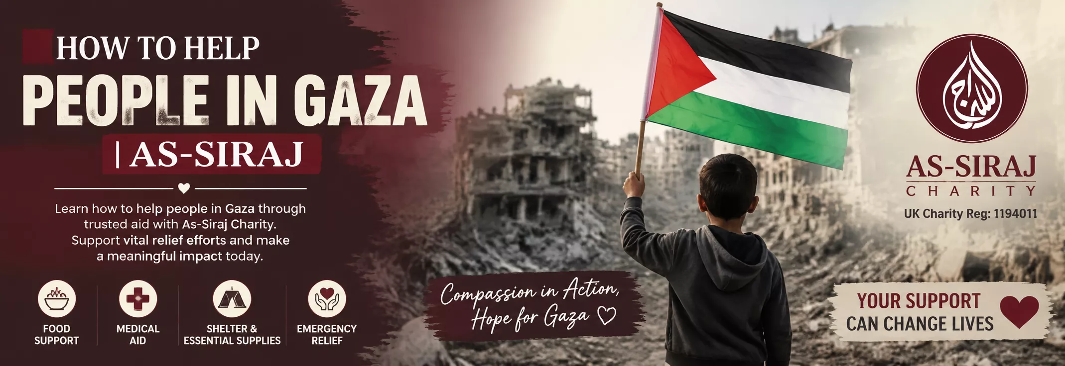How to help People in Gaza | As-Siraj