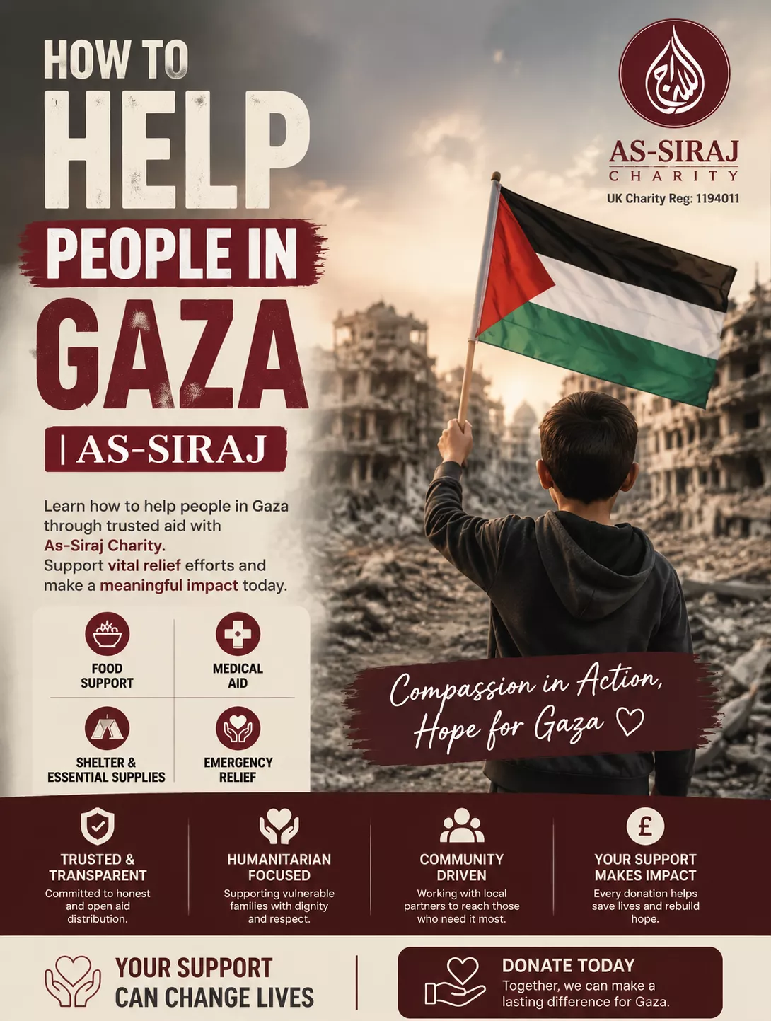 How to help People in Gaza​ | As-Siraj