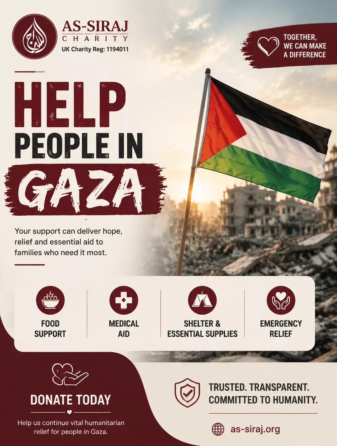 How to help People in Gaza​ | As-Siraj