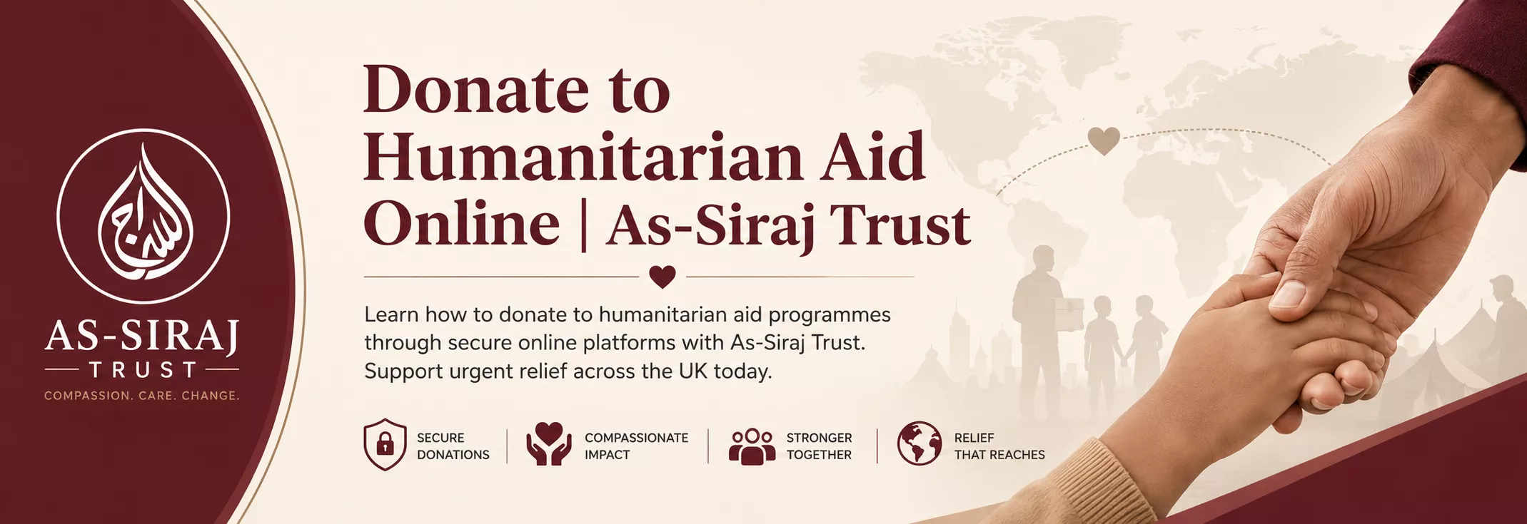 Donate to Humanitarian Aid Online | As-Siraj Trust