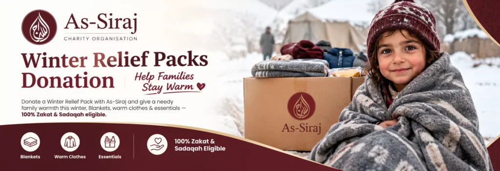 Winter Relief Packs Donation | Help Families Stay Warm – As-Siraj